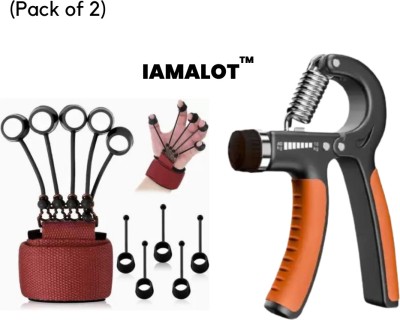 iamalot Hand Grip Combo Finger Exerciser for Muscle Buildine & Injury Recovery(Pack Of2) Hand Grip/Fitness Grip(Multicolor)