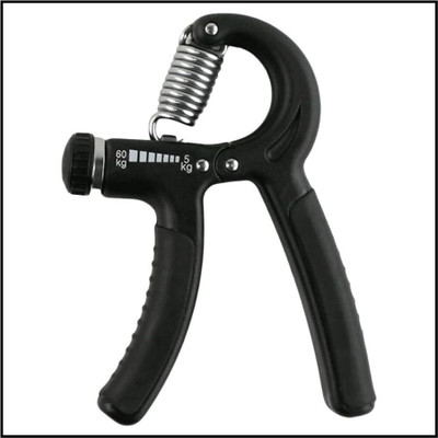 Fita Grip Adjustable Hand Grip for Men & Women for Home Exercise Equipment 5 TO 60KG Hand Grip/Fitness Grip(Black)