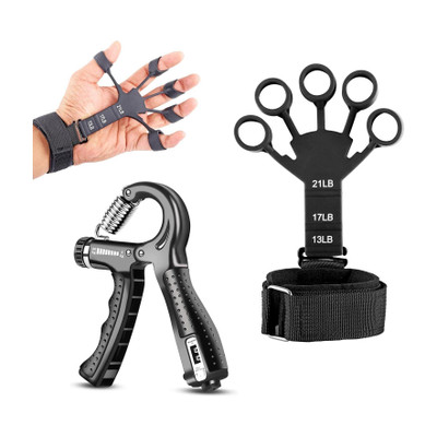 Pheonix Counter Hand Gripper & Finger Gripper Set – Forearm, Wrist & Finger Exerciser Hand Grip/Fitness Grip