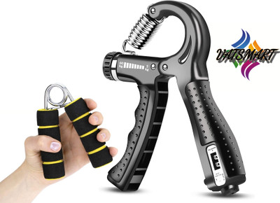 VATSMART Combo Pack of Counter Hand Grip Strengthener & Foam Hand Gripper Hand Grip/Fitness Grip