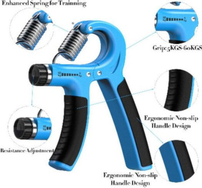 Adveriq fitgrip Adjustable Hand Gripper with for Men and Woman Hand Grip/Fitness Grip(Multicolor)