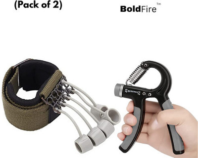 BoldFire Combo Finger Exerciser for Muscle Buildind & Injury Recovery Hand Grip/Fitness Grip(Multicolor)