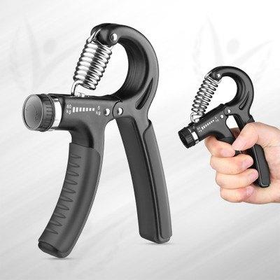 QUICK FIT Hand Grip Strenghtner 5-60Kg Adjustable Resistance Wrist& Forearm Trainer Finger Hand Grip/Fitness Grip(Black)