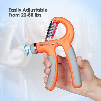 SWADESI BY MCP 2Pc Hand Grip Exercise Hand Strengthener Hand Exercise Equipment Finger Strength Hand Grip/Fitness Grip(Multicolor)