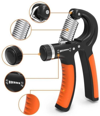 Leosportz Orange Hand Griper Hand Grip/Fitness Grip(Orange)