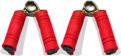 Leosportz Imported Hand Grip Pair R Hand Grip/Fitness Grip(Red)
