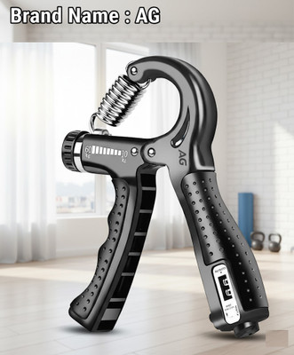 A G Enterprises AG Fitness Grip with Digital Counter | Ideal for Forearm & Wrist Workout Hand Grip/Fitness Grip(Black)