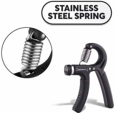 Adveriq fitgrip Serveuttam Adjustable Hand Grip Strengthener (Black) Hand Grip/Fitness Grip(Black)
