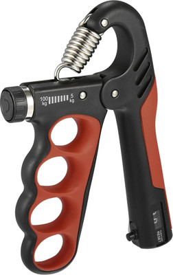 Pheonix Hand Grip with Digital Counter | 5–100 kg Resistance | Heavy Duty Grip Exerciser Hand Grip/Fitness Grip(Red)