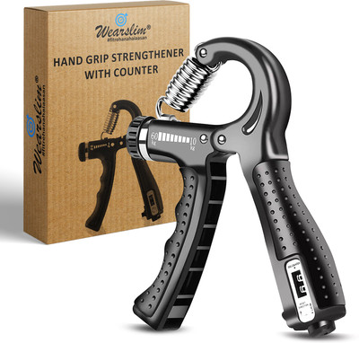 Wearslim Adjustable Resistance Exerciser Forearm & Finger Trainer with Counter Hand Grip/Fitness Grip