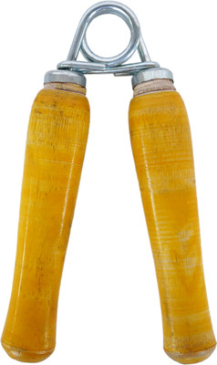 AVON Fitx Wooden Strengthener for Strength Training,Forearm Workout & Muscle Exercise Hand Grip/Fitness Grip(Yellow)