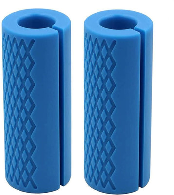 Pheonix 1 Pair Barbell Dumbbell Grips Thick Bar Handles Anti-slip Protect Pad Hand Grip/Fitness Grip(Blue)