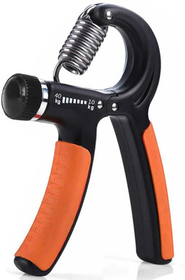 TRUE INDIAN Hand Grip Strengthener, Adjustable Gripper Perfect for hand exerciser|hand grip Hand Grip/Fitness Grip(Orange)