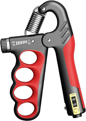 Shopeleven Adjustable Hand Grip Strengthener, Hand Gripper With Counter Hand Grip/Fitness Grip(Red)