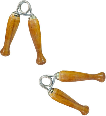 NEPROCK WOODEN hand exercise equipment Hand Grip Gym hand Gripper Wrist Forearm Hand Grip/Fitness Grip(Beige)