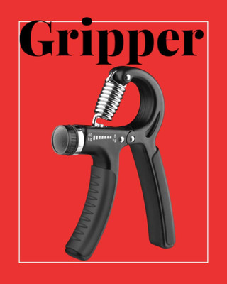 SRD HUI00-DJ Hand Grip Exerciser with Adjustable Resistance 10-40 kg Hand Grip/Fitness Grip(Black)