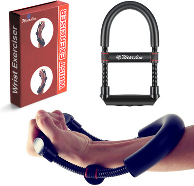 Wearslim Professional adjustable Forearm Strengthener Advance Wrist Exerciser Hand Grip/Fitness Grip(Black)