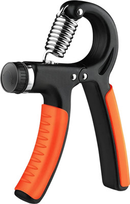 LiftWar R Shape Hand Gripper Black-Orange Hand Grip/Fitness Grip