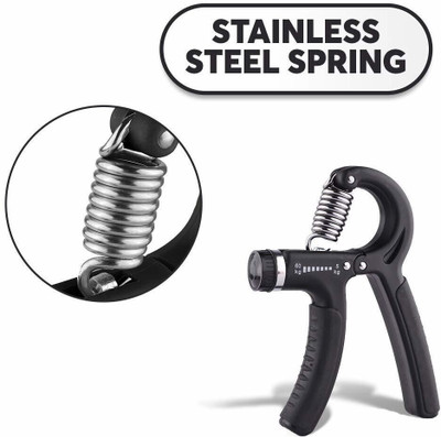 SIXTEEN Serveuttam Adjustable Hand Grip Strengthener (Black) Hand Grip/Fitness Grip(Multicolor)
