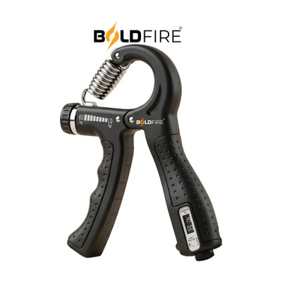 BoldFire Hand Strengthener with Counter, Adjustable Resistance from 5-60KG Hand Grip/Fitness Grip(Multicolor)