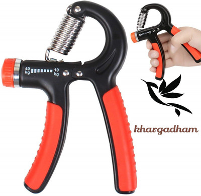 LIONFIT Hand Grip For Hand Strengthening Levels Hand Grip/Fitness Grip(Orange, Black)