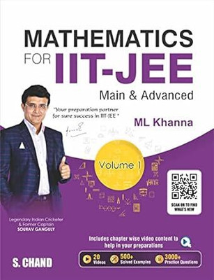 Mathematics for IIT-JEE Main & Advanced: Volume 1(Paperback, M.L. Khanna)