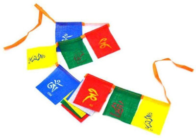 SEGGO Tibetan Buddhist Prayer Flag For Hero Achiever Rectangle Outdoor Flag(Cotton)