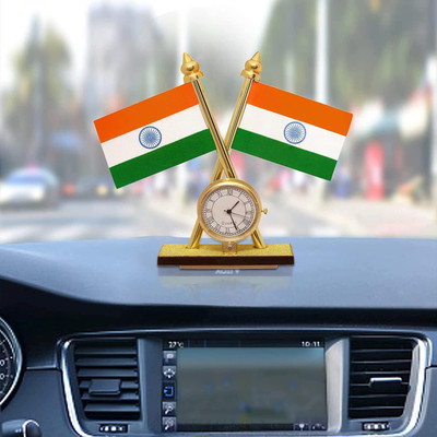 Atipriya INDIA Double Sided Wind Car Dashboard Flag(Plastic, Pack of 1)