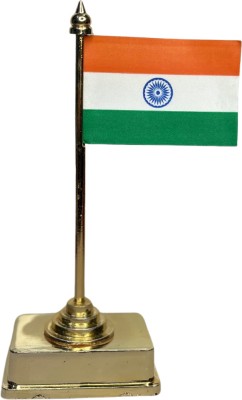 He and She SHOPPINGS Indian flag for car dashboard Rectangle Table Miniature Flag(Nylon)