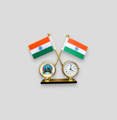 WOLCH indian flag Double Sided Wind Car Dashboard Flag(Nylon)