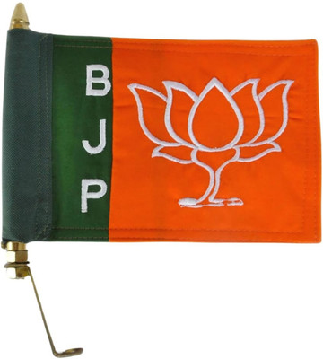 He and She SHOPPING 3D Car Flag ,Only Flag For Car Bonnet Rectangle Car Window Flag(Metal, Cotton)