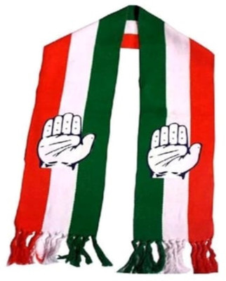 10X-PRO PREMIUM CONGRESS PATKA/MUFFLER/SCARF A-Foldable Body Flag(Cotton, Pack of 1)