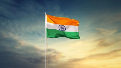 NGO TREESPVTLTD INDIAN FLAG Rectangle Outdoor Flag(Satin)