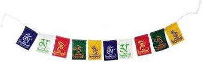 Auto MT Tibetan Rectangle Car Window Flag(Cotton)