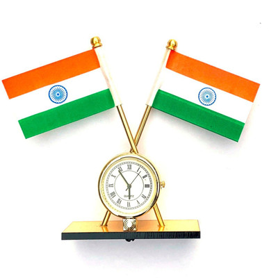 Voyo India Double Sided Wind Car Dashboard Flag(Nylon)