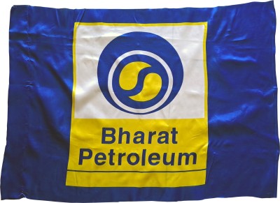 OMG BPCL Flags For Petrol Pump Size 28X40 Inch Pack of 6 Flags Rectangle Outdoor Flag(Satin)