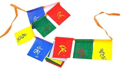 SEGGO Tibetan Buddhist Prayer Flag For Royal Enfield Classic 350 Rectangle Outdoor Flag(Cotton)