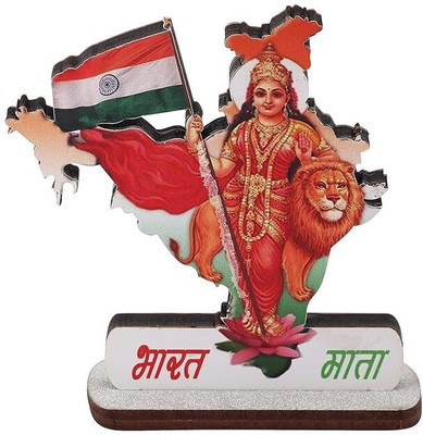 VOILA Indian Flags For Car Dashboard Decoration Rectangle Car Dashboard Flag(Plastic)