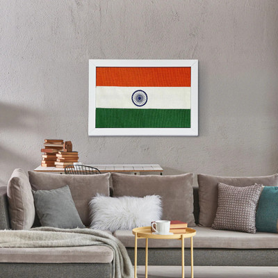 Luv My India India Rectangle Body Flag(Cotton)