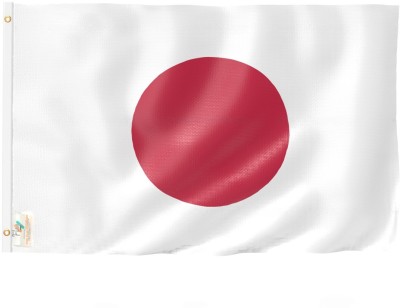 The Flag Company Japan National Flag - Outdoor Flag 4 ft X 6 ft Rectangle Outdoor Flag(Polyester)