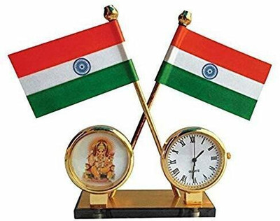 Voyo India Double Sided Wind Car Dashboard Flag(Plastic)