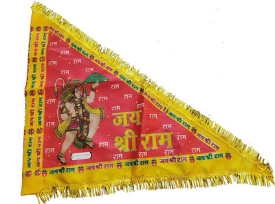 DEVBHOOMI GENERIC Triangle Outdoor Flag(Cotton)