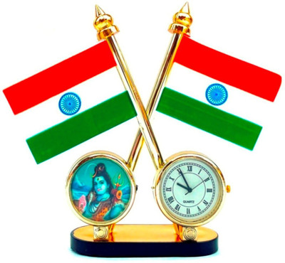 WOLCH Indian Flag Double Sided Wind Car Dashboard Flag(Nylon)