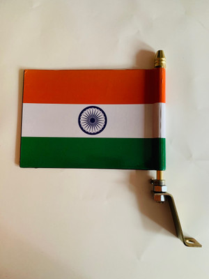 flagcar National Flag Rectangle Car Window Flag(Metal)