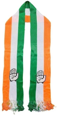 10X-PRO CONGRESS PARTY FLAG/MUFFLER/SCARF/PATKA FOR ELECTION AND RALLY WITH PRINTED LOGO A-Foldable Body Flag(Cotton, Pack of 1)
