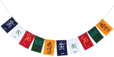 Jainsburys Decor Rectangle Car Dashboard Flag(Polyester, Cotton)