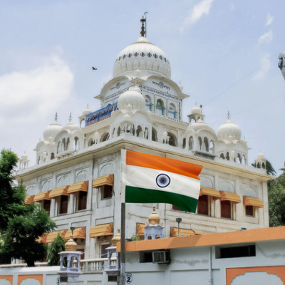 Luv My India India Rectangle Outdoor Flag(Cotton)