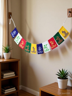 Tibetan Buddhist Prayer Flag For Royal Enfield Thunderbird 500 Outdoor Flag 3.8 cm x 1.3 cm by SEGGO(Cotton)