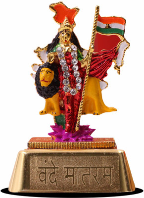 ASRYD Shera Wali Mata With National Flags For Car Dashboard Decoration Car Hanging Ornament(Pack of 1)