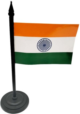 lookat Indian National flag Rectangle Car Dashboard Flag Flag(Polyester)